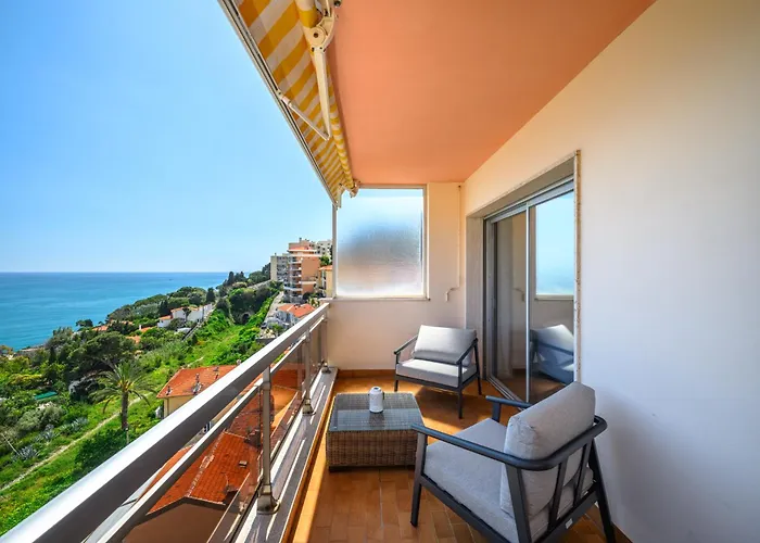 Апартаменты Panorama Et Cap D Ail Proche Monaco Кап-д'Ай