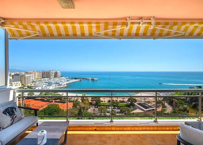 아파트 Panorama Et Cap D Ail Proche Monaco 카프다일